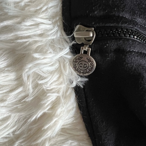 Christian Dior Vintage 90s Zip Up Sweatshirt Size Large - Picture 9 of 9